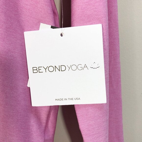 NWT! BEYOND YOGA Featherweight Daydreamer Pullover in Pink Haze Heather L - Picture 10 of 11